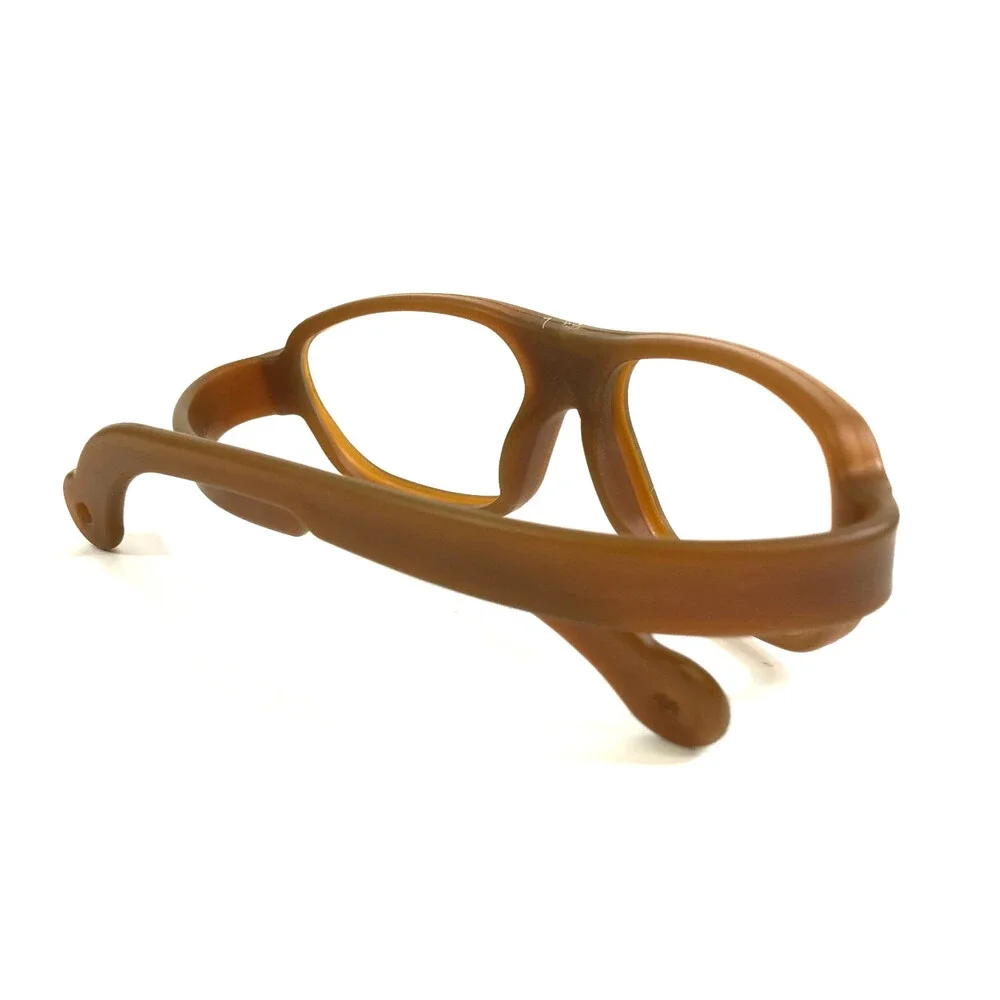 Solo Bambini Eyeglasses Frames SCOUTMASTER Rootbeer Brown Rubberized 55-22-135